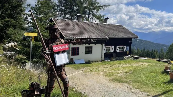 Derzeit geschlossen ist die Frido Kordon Hütte in Gmünd