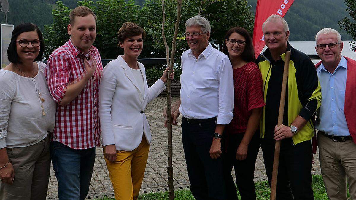 Marika Lagger-Pöllinger, Philip Kucher, Pamela Rendi-Wagner, Peter Kaiser, Sara Schaar, Günther Novak und Alfred Tiefnig