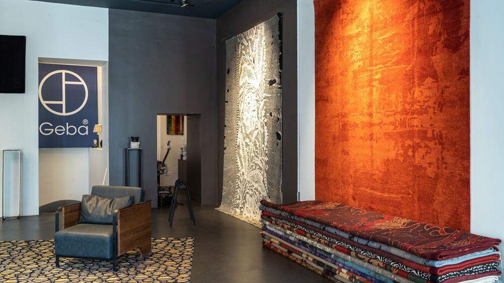 Jeder einzelne Teppich in der Galerie von Harald Geba ist ein Unikat