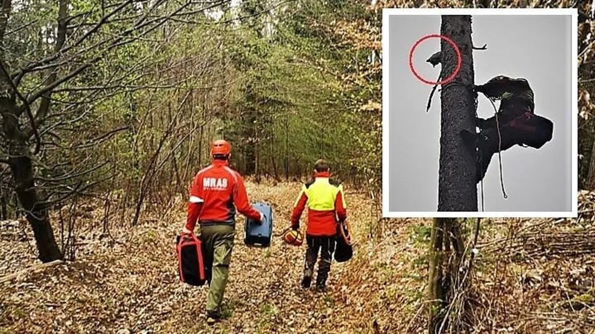 Die MRAS-Einheit auf dem Weg zur Höhenrettung