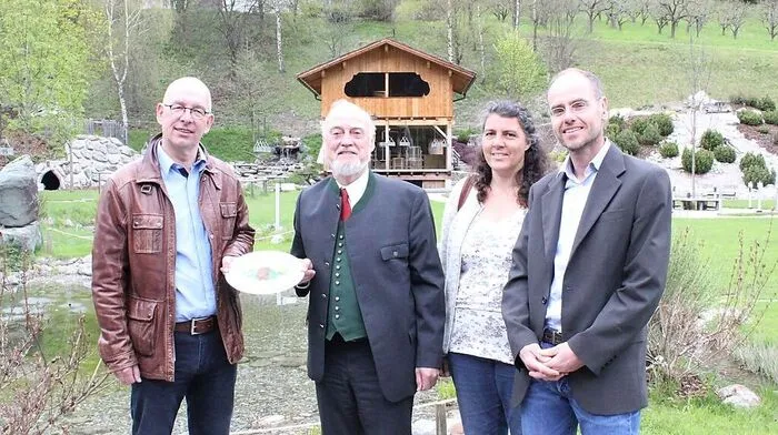 Michael Unterweger, Hans-Jochen Lobenstock, Monika Bachlechner und Gerald Altenwiesl
