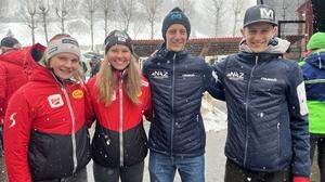 Goldmedaillengewinner Anja Rathgeb, Laura Pletz, Simon und Jakob Steinberger (v. l.)