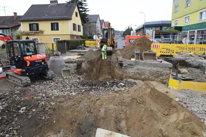 In diesem Kreuzungsbereich wurden die Schienenteile gefunden