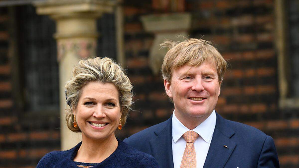 König der Niederlande, Willem-Alexander mit seiner Gemahlin Máxima 