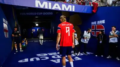 Erling Haaland musste der Fußball-WM den Rücken kehren