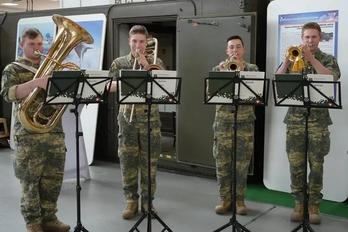 Für die musikalische Umrahmung sorgte das Bläserquartett der Militärmusik Steiermark.