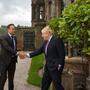 Der irische Premier Leo Varadkar und sein britischer Kollege Boris Johnson dieser Tage in England