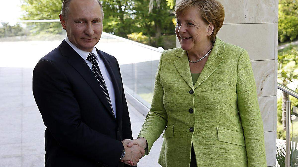 Merkel bei Putin in Sotschi