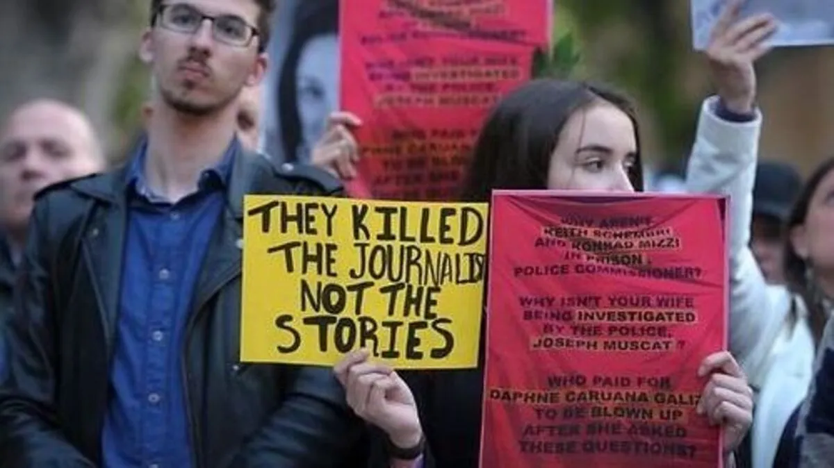 Die Ermittlungen zum Mord an der Journalistin laufen