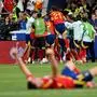 Sport Bilder des Tages 05.07.2024, xjrdrx, Fussball EM 2024 1/4 Finale, Deutschland - Spanien emspor, v.l. Torjubel nach dem Tor zum celebrating the goal celebrate 1:2 durch Mikel Merino Zazon Spanien DFL/DFB REGULATIONS PROHIBIT ANY USE OF PHOTOGRAPHS as IMAGE SEQUENCES and/or QUASI-VIDEO Stuttgart *** 05 07 2024, xjrdrx, Football EM 2024 1 4 Final, Germany Spain emspor, v l Goal celebration after the goal to celebrate the goal celebrate 1 2 by Mikel Merino Zazon Spain DFL DFB REGULATIONS PROHIBIT ANY USE OF PHOTOGRAPHS as IMAGE SEQUENCES and or QUASI VIDEO Stuttgart