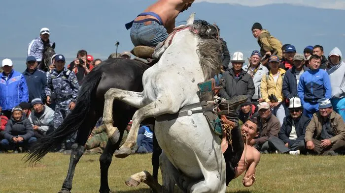 Am Son-Kul in Kirgisistan fand ein traditionelles Volksfest statt.