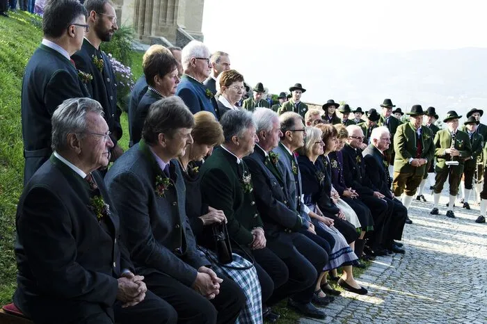 Unter den vielen Besuchern und Gratulanten waren auch Landeshauptmann Hermann Schützenhöfer und Silvia Hudin vom Bundesdenkmalamt