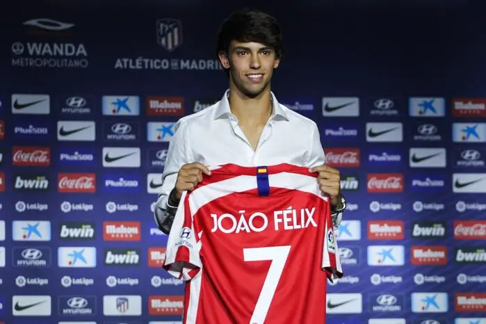 Joao Felix wechselte 2019 für 127 Millionen Euro zu Atletico Madrid