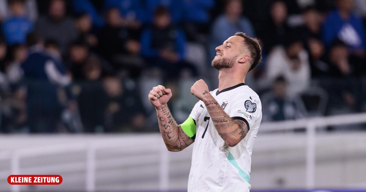 Arnautovic scores twice! Austria defeats Cyprus 2-0.