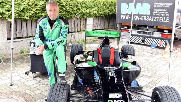 Mit Hermann Waldy Junior ist ein weiterer Feldkirchner im Bergrennsport vertreten.
