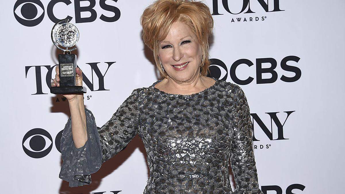 In New York hat Schauspielerin Bette Midler den Tony Award gewonnen