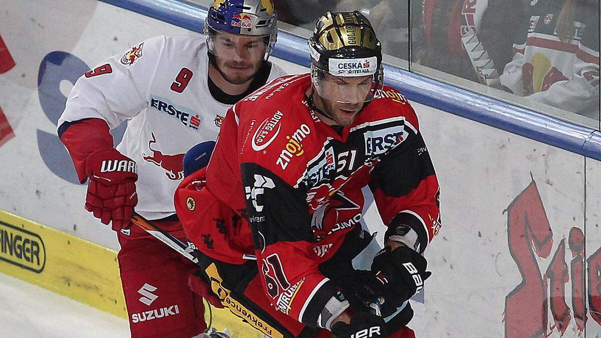 Andre Lakos (vorne) unterlag im Vorjahresfinale mit Znaim den Bullen