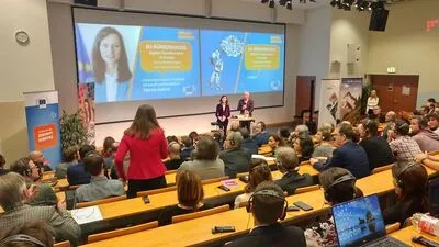 Die Studenten diskutierten vor allem über die Digitalisierung