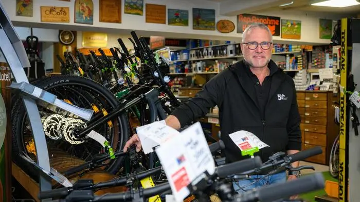 Michael Beinl führt den Fahrradfachbetrieb in zweiter Generation