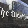 The Washington Post sign is seen on its building in Washington, Wednesday, Feb. 27, 2008. The Post Company reported a 13 percent drop in fourth-quarter earnings, the result of some one-time restructuring costs and a continued erosion of revenue at its flagship newspaper.  (AP Photo/Manuel Balce Ceneta)