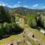Blick vom Aussichtsturm Richtung Schloss Schwanberg