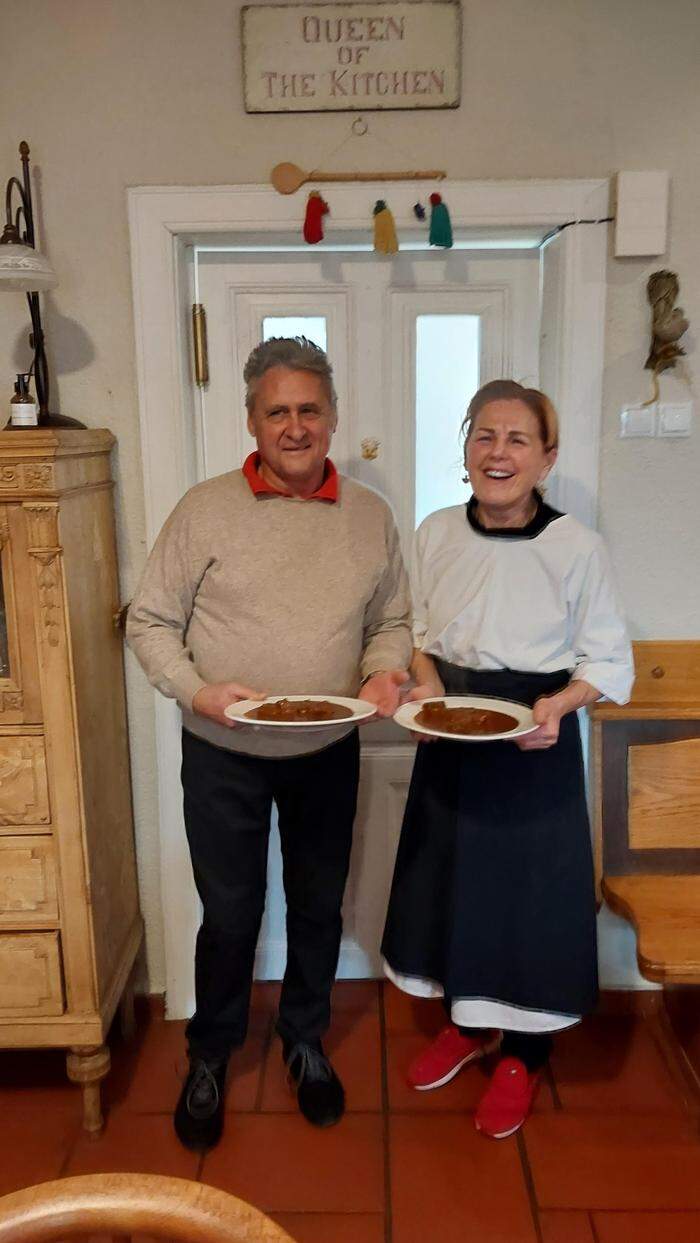 Hans und Gertraud Walch servierten zu Silvester 2023 zum letzten Mal