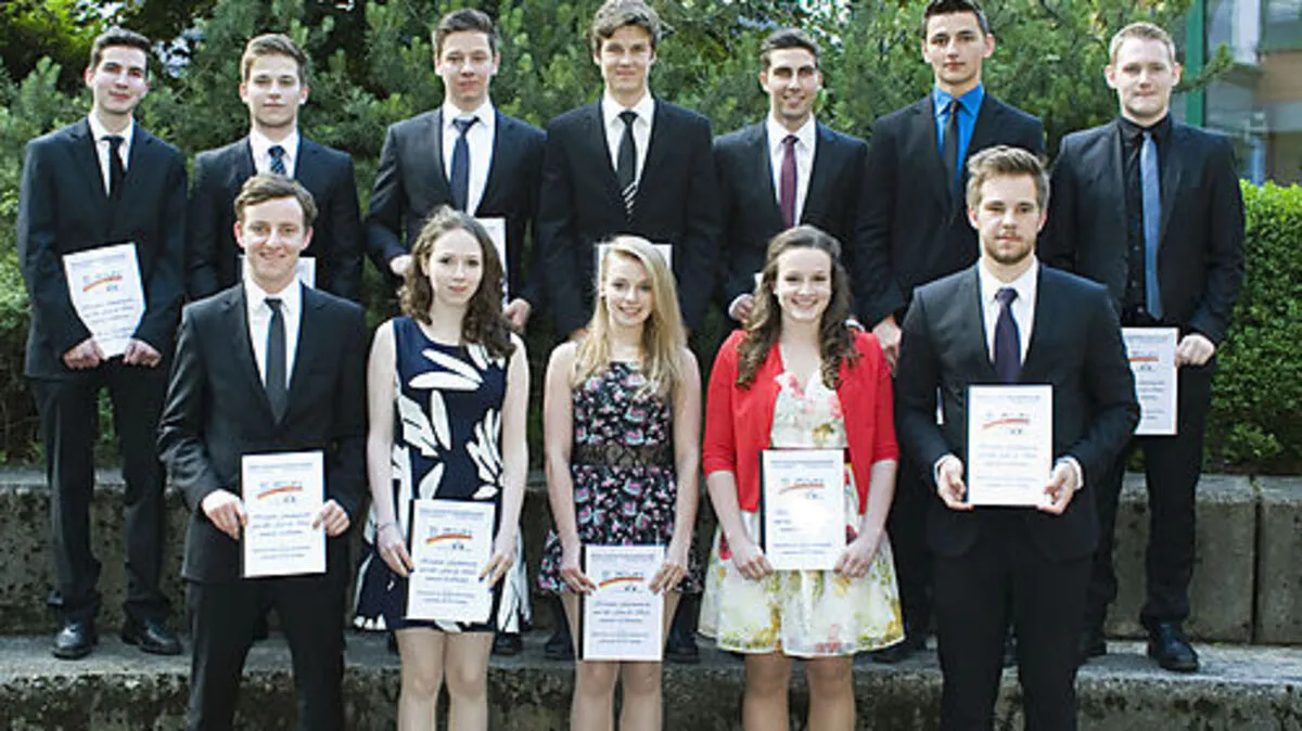 Ausgezeichnet abgeschnitten haben diese Maturanten