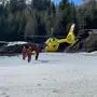 Am Wochenende war der Rettungshubschrauber im Einsatz