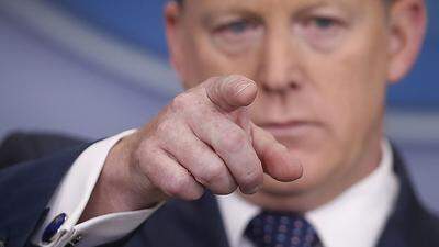 Präsidentensprecher Sean Spicer