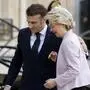 Frankreichs Präsident Emmanuel Macron mit EU-Kommissionspräsidentin Ursula von der Leyen