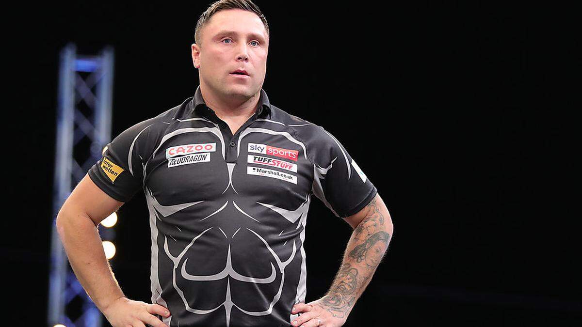 Gerwyn Price ist raus aus der Darts-WM.