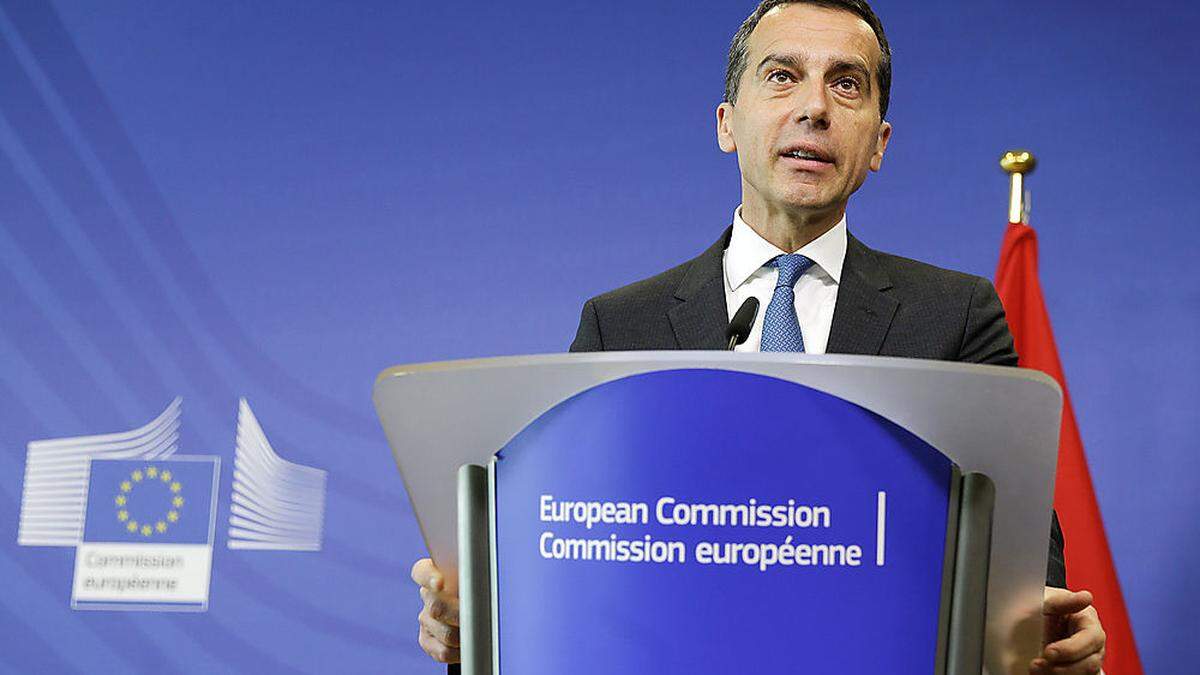 Bundeskanzler Kern lässt Österreichs Zustimmung zu CETA offen