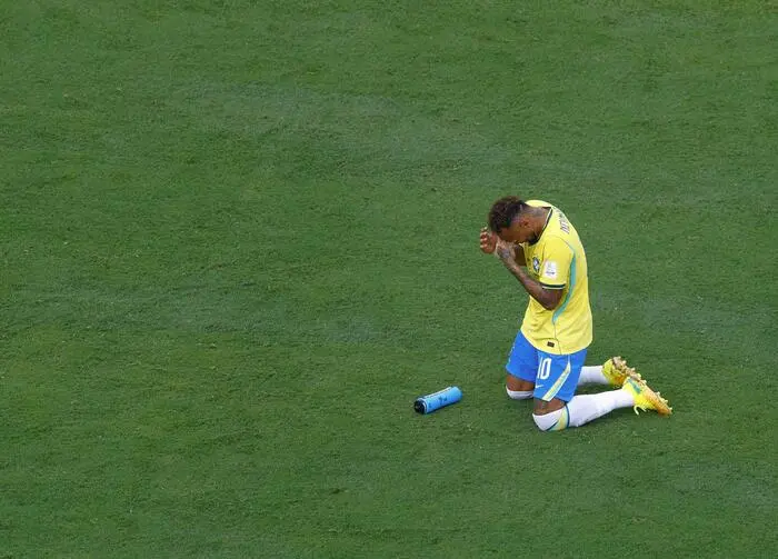 Neymar konnte sein Unglück nicht fassen, es war ein Abschied unter Tränen