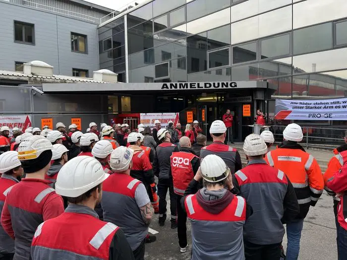 24 Stunden dauert der Streik bei der Voestalpine