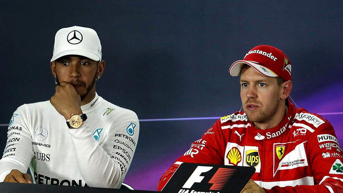 Hamilton und Vettel