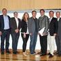 Bürgermeister Johann Feichter, Rudolf Hornich, Harald Eitner (Katastrophenschutz), Tanja Schriebl (Referat Schutzwasserwirtschaft), Franz Fink (Verbund), Hannes Peißl, Robert Zach, Roman Kohler (Verbund), Engelbert Hube