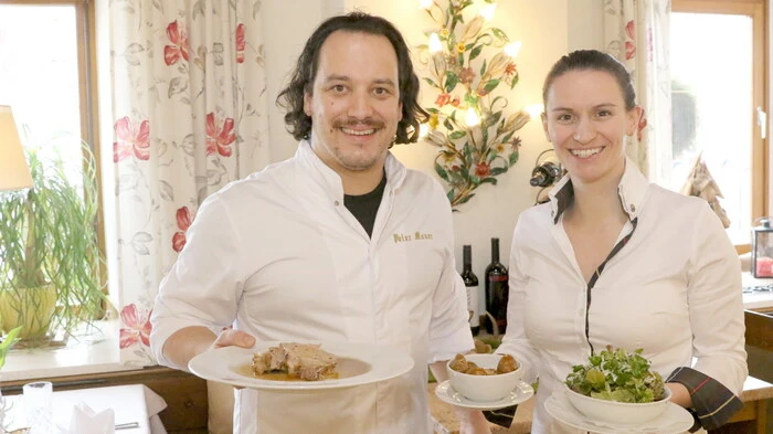 Zum Hauskirchtrag luden am Freitag, Samstag und Sonntag die Wirtsleute Peter und Susanne Moser (Foto) vom gleichnamigen allseits bekannten Gasthof in Guttaring.