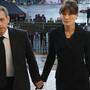 Sarkozy mit Frau Carla Bruni 