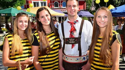 Christopher Gratzer, Gloria Ball, Karoline Matschnig und Alexandra Eder 