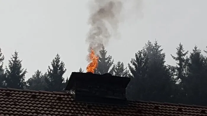 Glücklicherweise konnte der Kaminbrand schnell gelöscht werden