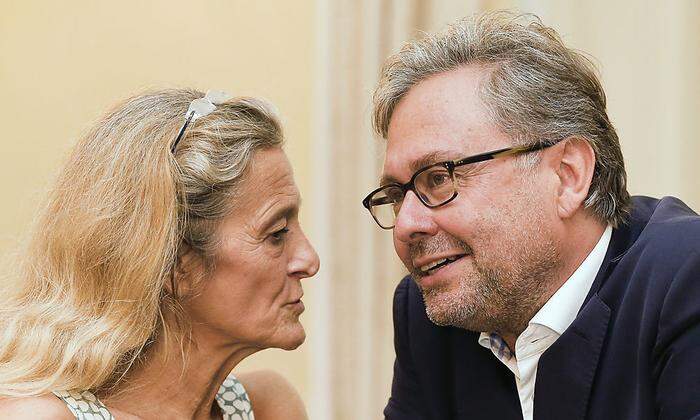 Kathrin Zechner und ORF-Chef Alexander Wrabetz 