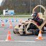 Dieses Kart mit Elektroantrieb wurde von Schülerinnen und Schüler der HTL Weiz konstruiert