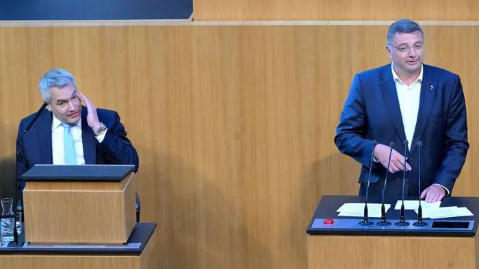 Die Regierung mache "Politik für die Großen", warf SPÖ-Mandatar Leichtfried ÖVP und Grünen vor.