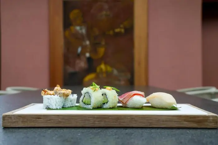 Serviert wird Sushi am Genussgut Krispel mittwochs ab 14 Uhr, dazu gibt es Sashimi und Fisch vom Grill.