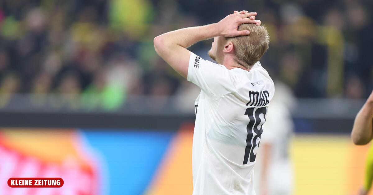 An individual mistake costs Sturm a point late on