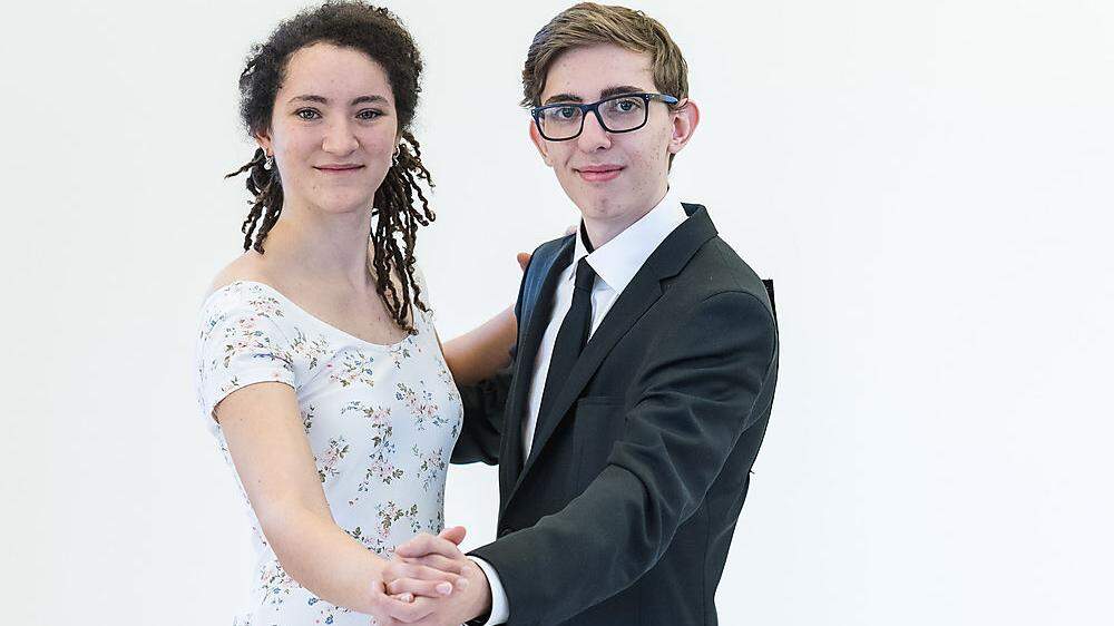 Ina-Maria Haberz (18) aus Langenwang und Nicolas Simon (17) aus Bruck
