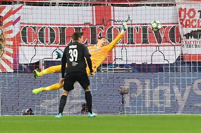 Österreichs Teamtorhüter Cican Stankovic zeigte mit starken Paraden auf.