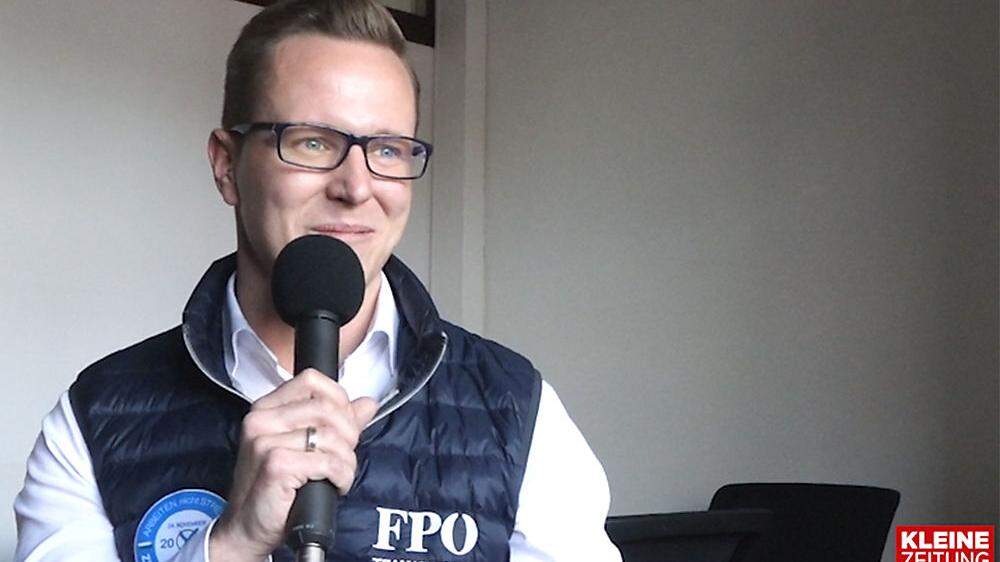 Patrick Derler, FPÖ-Kandidat für die Landtagswahl aus dem Bezirk Weiz