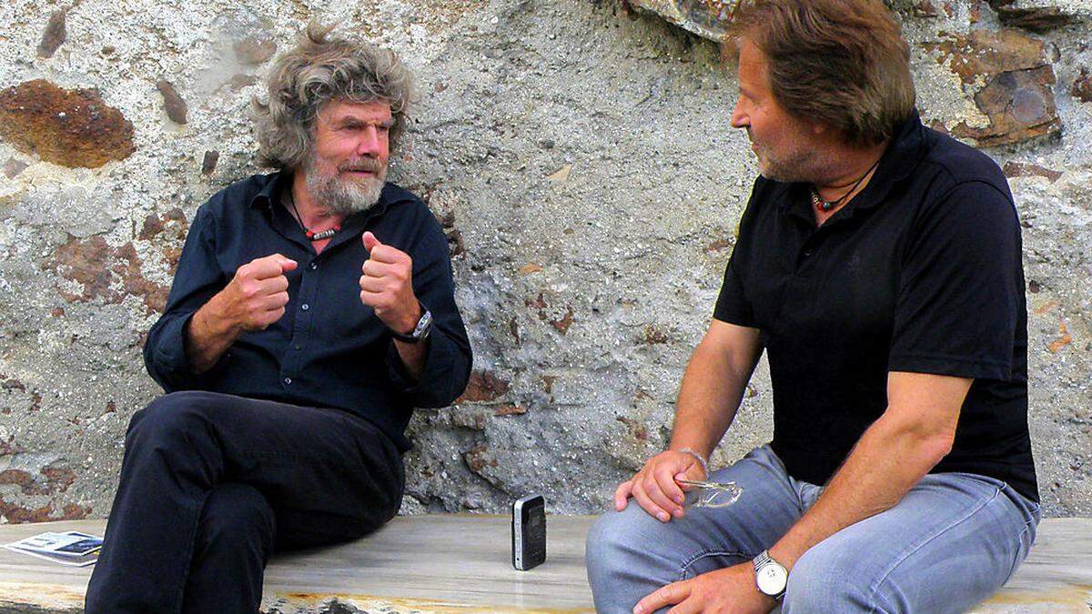 Messner und Baumann im Gespräch