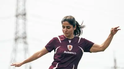 Atefeh Ramezanisadeh am Platz